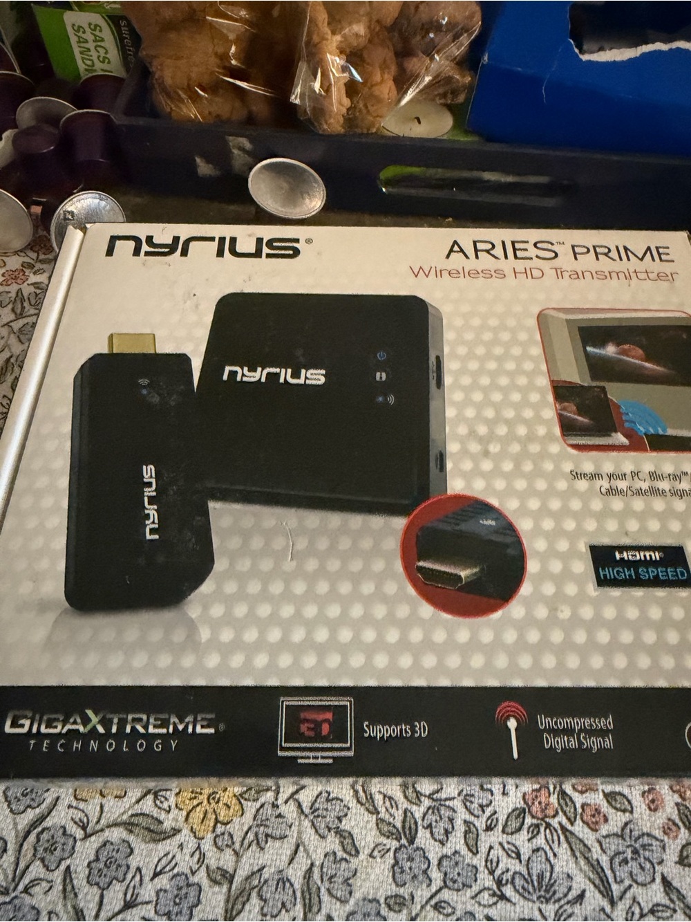 Nyrius Wireless HDMI Adapter - Black
